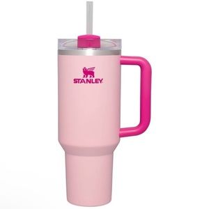 Stanley 40oz Stainless Steal H2.0 Flowstate Quencher Tumbler Flamingo
